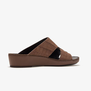 SHIKOL arabo sandali italiano Premium genuino in pelle fatta a mano fabbrica di lusso Ramadan Dubai golfo arabo pantofole per gli uomini - Product Image 5