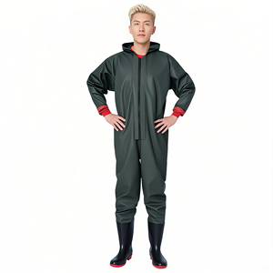 High Quality <strong>Raincoats</strong> Full Body PVC Waterproof Waders Adult Breathable <strong>Plus</strong> <strong>Size</strong> Camping Outdoor Fishing Rain-proof Pants - Product Image 5