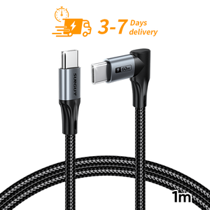 Small MOQ SUNGUY 1m 60W 3A USB <b>C</b> Fast <b>Charging</b> <b>Cable</b> USB Power Data <b>Cable</b> for Mobile Phone and Car - Product Image 1
