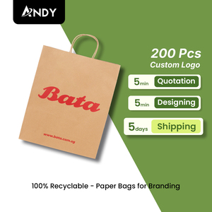 Thân thiện với môi trường lò vi sóng an toàn súp mì container Kraft Túi giấy cho thực phẩm nóng Takeaway bao bì cho siêu thị - Product Image 1