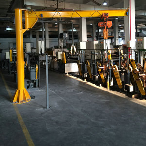 0,5 Ton 1 Ton 2 Ton Workshop Arm Swing Cantilever Jib Crane con Motor Ground & Remote Control - Product Image 2