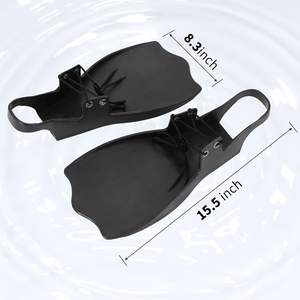 Ailerons de plongée pour <span class=keywords><strong>tube</strong></span> flottant, taille unique, réglables par lacets, pour la plongée - Product Image 3