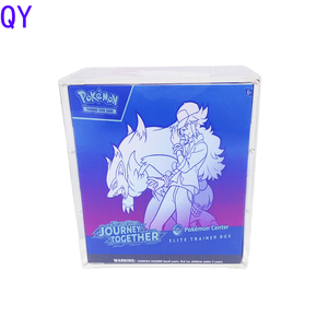 Y Y caja de almacenamiento acrílica transparente Elite Trainer con tapa magnética resistente a UV para cartas de juego boosters - Product Image 3