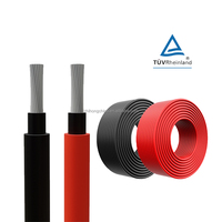 Cable de Energía Solar Industrial ZHIHONG H1Z2Z2-K 62930 IEC 10mm2 XLPE 2*6mm de Alta Tensión CC 1.5KV Resistente a los Rayos UV