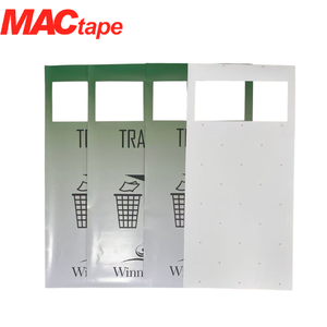 Étiquettes suspendues personnalisées MACtape en PP, rectangulaires, recyclables, impression offset et sérigraphie, pour entreprises et commerces - Product Image 1