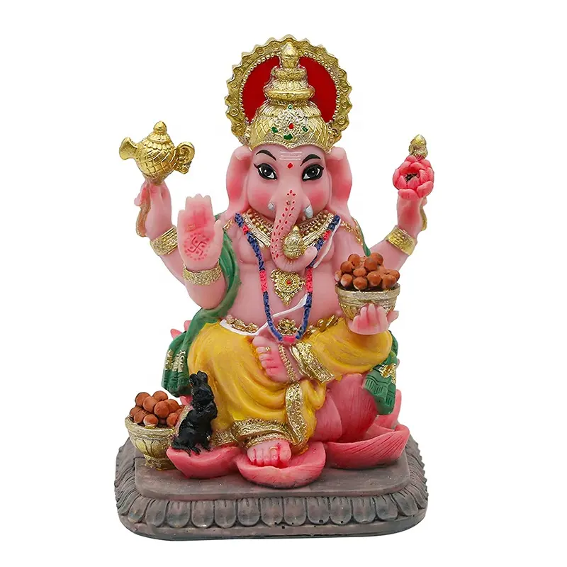 공장 도매 홈 장식 mandir 사원 제단 pooja 디 왈리 선물, 힌두교 신 코끼리 동상