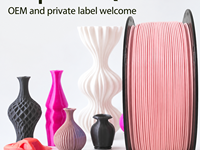 Filament PETG haute résistance translucide rose 1,75 mm 1 kg Yiqiu3D pour imprimante 3D, idéal pour les pièces fonctionnelles sur Bambu Lab Creality