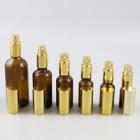 Botol Kaca Kosong Parfum Semprot Amber 100Ml, Pesanan Jumlah Kecil