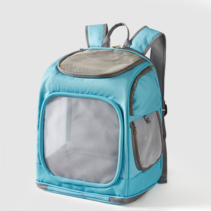 Luxury Foldable Pet Carrier Solid Double Shoulder Dog Backpack Zipper Closure Portable Oxford Cloth for Outdoor Pet Adventures - Product Image 3