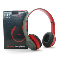 Écouteur P47 en gros d'usine casque pliable casque sans fil blue tooth pour téléphone portable ou ordinateur