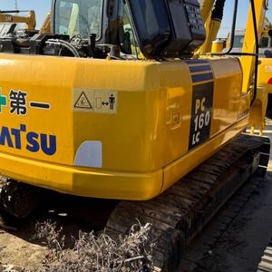 Excavatrice moyenne, excavatrice bon marché, Komatsu PC160, 16 tonnes, 16 tonnes, excavatrice sur chenilles, machine PC160 d'occasion pour la construction/l'agriculture - Product Image 2