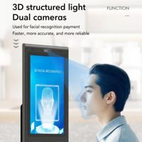 Kiosco de Autoservicio con Pantalla Táctil de 21.5 Pulgadas, Publicidad Digital, Pedidos y Pagos con NFC RFID, Kiosco Tipo Tótem