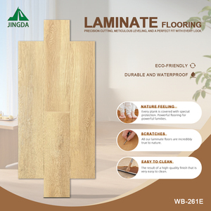 Suelo Laminado de Roble Oscuro de 12mm y 14mm, Sistema de Clic, para Escuelas y Hoteles, AC3 AC4, Certificado FloorScore, Directo de Fábrica - Product Image 2