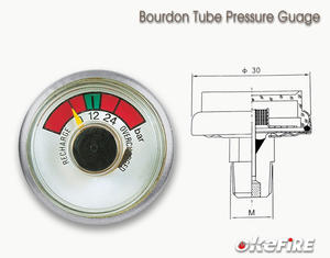 ตัวบ่งชี้ความดันเครื่องดับเพลิงหลอด OKEFire Bourdon - Product Image 2