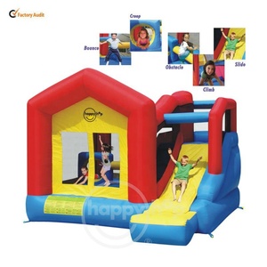 Château <span class=keywords><strong>gonflable</strong></span> <span class=keywords><strong>Happy</strong></span> Hop - 9064N, château <span class=keywords><strong>gonflable</strong></span> avec toboggan et grimpe, château <span class=keywords><strong>gonflable</strong></span> avec toboggan - Product Image 2