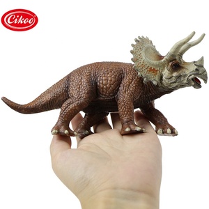 Figurine di Animali e Dinosauri in PVC Ecologico, Triceratopo Marrone, Giocattoli per Bambini dai 4 ai 12+ Anni, Vendita all'Ingrosso Shantou - Product Image 4