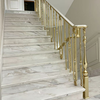 Rampe de balcon en alliage d'aluminium, résistante aux intempéries, pour escalier d'appartement, anodisée, style moderne, étanche, revêtement poudré, résistante à la rouille