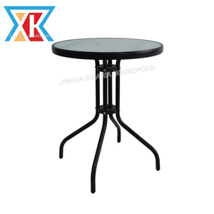 Metal barato café/bistro mesa de cristal al aire libre - Product Image 5