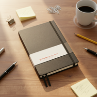 Journal de réflexion quotidien personnalisé en couverture rigide en PU pour la gratitude, les soins personnels et l'inspiration
