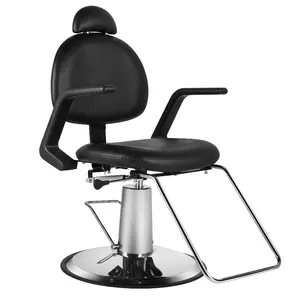 Cadeira de salão de beleza reclinável para barbeiro salão fornecedores beleza equipamentos cadeira de cabeleireiro para salão