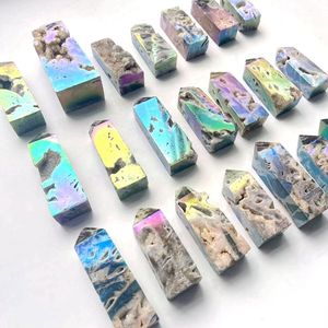 <span class=keywords><strong>Arua</strong></span>-Torre de shalerita de alta calidad, punto de cristal arcoíris, punto de eshalerita Natural para curación - Product Image 4