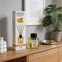 Coffrets diffuseurs à bâtonnets en verre 50 ml – Écologiques, sans alcool, parfum longue durée, faits main, décoration d'intérieur luxueuse