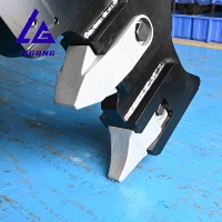 Cisaille hydraulique à faible coût d'entretien, cisaille à béton, broyeur à double cylindre pour la démolition de bâtiments et de routes
