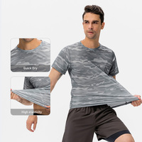 T-shirts de Sport écologique pour hommes, vêtements d'entraînement, de Yoga, personnalisés, bon marché, vente en gros,