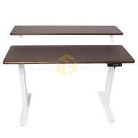 Mesa eléctrica portátil de altura ajustable, mesa de estudio para ordenador portátil, mesa de trabajo telescópica de pie
