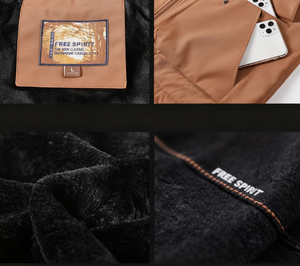 Nouveaux hommes et femmes décontracté à capuche imperméable fermeture éclair épais polyester <span class=keywords><strong>Parka</strong></span> - Product Image 6