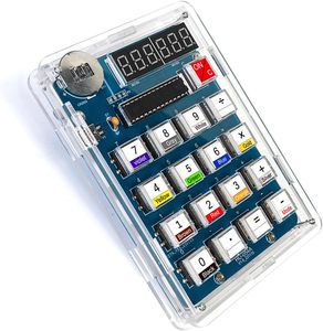Kit <span class=keywords><strong>de</strong></span> calculadora <span class=keywords><strong>de</strong></span> 6 dígitos para bricolaje, kit <span class=keywords><strong>de</strong></span> Proyecto <span class=keywords><strong>de</strong></span> soldadura con calculadora <span class=keywords><strong>de</strong></span> escritorio alimentada por batería/USB - Product Image 1