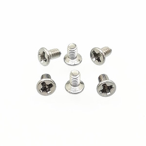 304 Stainless Steel M2 <b>Flat</b> Head Machine <b>Screws</b> Class 8.8 Metric Standard Thread Plain Finish Electronics Fixing <b>Screws</b> - Product Image 2