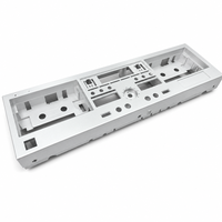 Boîtier Rétro pour Magnétophone Cassette Argenté Métallique, Coque de Remplacement Vintage pour Lecteur de Bande Audio, Pièces de Rechange DIY