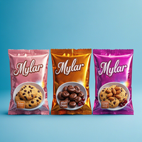 Emballage de stockage alimentaire personnalisé en feuille d'aluminium blanche pour bonbons Pochette debout zip-lock biodégradable anti-odeur Sacs en mylar avec logo