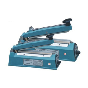 Machine à sceller les sacs en film plastique, scelleuse thermique manuelle portable avec coupeur central - Product Image 1