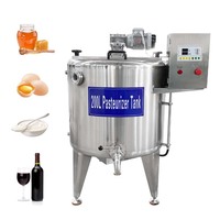 Machine de pasteurisation de lait à petite échelle 100-500L pour la fermentation et le refroidissement du lait, type champignon, pour l'industrie laitière
