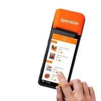 Máquina de Caja Registradora Inteligente con Android 13/14/15, Precio de Fábrica, Dispositivo POS Portátil con Impresora y Software, PDA Android en Venta