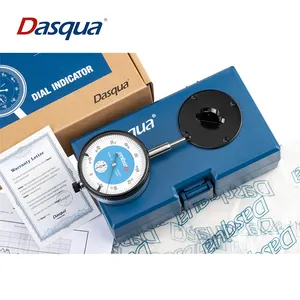 Dasqua גבוהה דיוק 0-10mm צירי Runout מחוון חיוג עם כיול תעודה