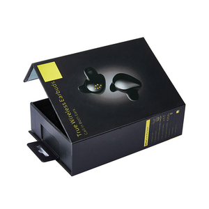Flip‑top <b>magnetic</b> <b>box</b>, electronics packaging <b>box</b>, hard paper <b>box</b>, rigid <b>gift</b> <b>box</b>, hanging hole retail <b>box</b> - Product Image 2