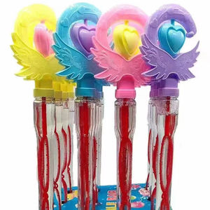 Soffiatore a bolle per bambini da 48cm con stelle e bolle di luna con bolle di sapone elettrico in plastica - Product Image 1
