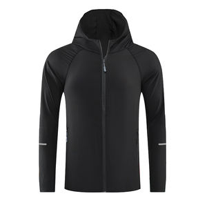 Chaqueta Deportiva Ligera de Lona para Hombre y Mujer, Cortavientos, Protección Solar, Transpirable, con Cremallera Larga, Cómoda, para Primavera y Otoño - Product Image 3