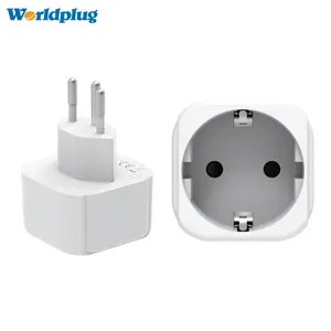 Internasional Universal Power Eu Socket Listrik Swiss Outlet Travel Plug Konverter Tegangan Euro Ke Swiss Adapter