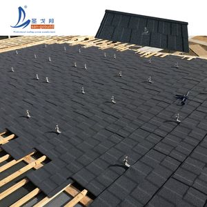 La toiture en acier enduite de pierre de Toles Tuiles lambrisse les feuilles légères de toit pour la construction globale - Product Image 2