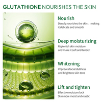 Crème éclaircissante puissante, produits de soin de la peau blanchissants, lait AHA, glutathion, niacinamide, lotion corporelle