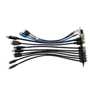 Câble de panneau USB pour châssis TB4 + usb 3.1 + usb3.0 + port HDR + DP 1.4 + port Ethernet Câble de panneau avant USB de haute qualité