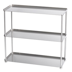 Stainless Steel Multi Tiered Cup Storage Rack Countertop 3 Layers Waterproof Coffee <b>Tea</b> Organizer - Product Image 5