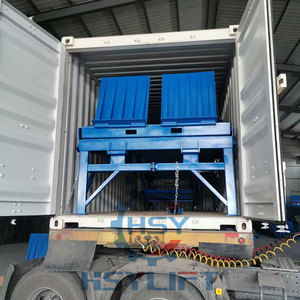 Có thể gập lại 6t 10t 12t 15t thủy lực tải và dỡ tải di động container tải đoạn đường nối vận chuyển di động Dock leveler - Product Image 5