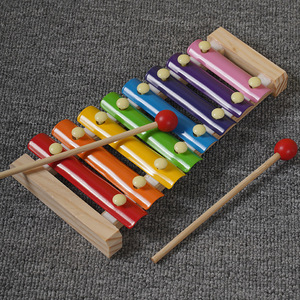 Xylophone en bois Fire Rat, instrument de musique à 8 tons pour nourrissons et tout-petits, jouet d'éducation précoce - Product Image 2