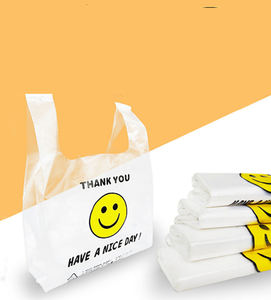 Großhandel transparente biologisch abbaubare PE T-Shirt Tasche Reiß verschluss Supermarkt Shopping Verpackung für Flüssigkeiten Kondome umwelt freundlich - Product Image 3