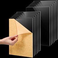 Plaque acrylique standard de 3 mm avec finition ultra-transparente, panneau en plexiglas d'épaisseur populaire pour cadres et protections